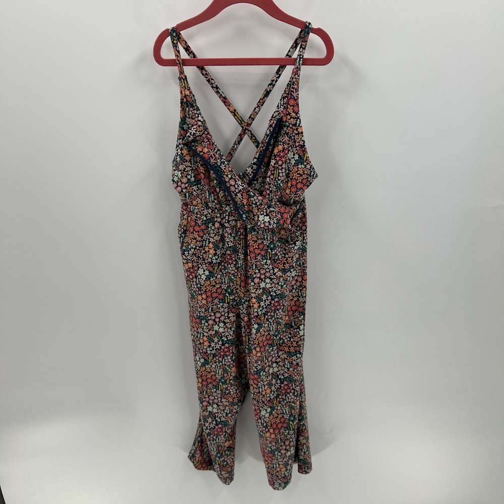 Tea Collection girls floral jumpsuit